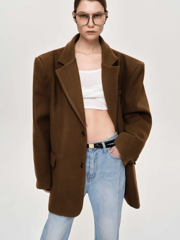 New Source Unknown Blazer Boyfriend Surdimensionne Hayk, Java