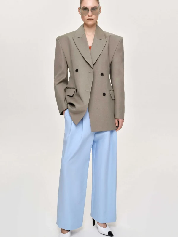 Best Sale Source Unknown Blazer Croise Messi, Dune